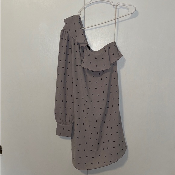 SUGARLIPS DRESS Off The Shoulder Mini Dress Ruffle Trim w Lips Print S Small - Picture 5 of 11